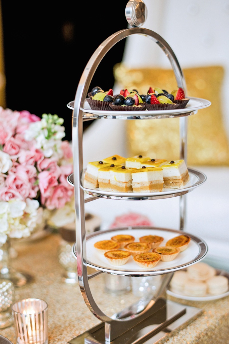 High Tea Display
Photography: Carasco Photography
Read More:
http://www.insideweddings.com/weddings/a-regal-modern-ethereal-inspirational-wedding-shoot-in-chicago/667/ Tea sandwiches and desserts at wedding styled shoot