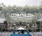 Lucite Flower Chuppah