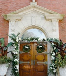 Greenery %26 Wreaths on Church Doors
Photography: Studio This Is
Read More:
http://www.insideweddings.com/weddings/traditional-catholic-ceremony-classic-country-club-reception/1360/ wedding ceremony traditional church service wood doors wreath greenery garlands white flowers decor