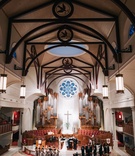Traditional Church Ceremony in Atlanta
Photography: Harwell Photography
Read More:
http://www.insideweddings.com/weddings/traditional-church-ceremony-luxury-ballroom-reception-in-atlanta/1096/ Bride and groom at altar traditional church ceremony with high ceilings pews guests wedding party
