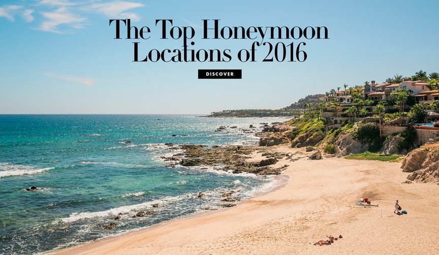 Top Honeymoon Destinations
Article: The Most Popular Honeymoon Destinations of 2016
Photography: Lauren Feddersen Photography
Read More:
http://www.insideweddings.com/news/travel-honeymoon/the-most-popular-honeymoon-destinations-of-2016/3495/ Travel and honeymoon destinations visited by real brides and grooms in 2016