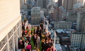 New York City Terrace
Photography: Kelly Guenther Studio
Read More:
http://www.insideweddings.com/weddings/penthouse-suite-wedding-in-new-york-citys-soho-neighborhood/507/ Outdoor cocktail hour Mondrian SoHo Hotel in NYC