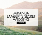 Miranda Lambert Had a Secret Wedding!
Article: Miranda Lambert Had a Secret Wedding!
Photography: Braedon Photography
Read More:
http://www.insideweddings.com/news/celebrity-style/miranda-lambert-had-a-secret-wedding/4696/ Miranda Lambert secret wedding ceremony and reception