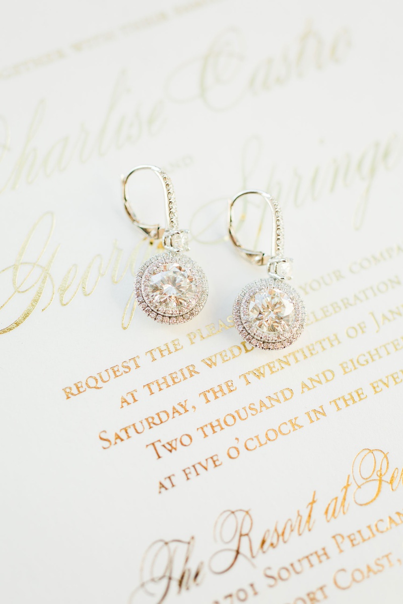 Charlise Castro's Diamond Earrings
Photography: Brett Hickman Photographers
Read More:
http://www.insideweddings.com/weddings/charlise-castro-and-george-springer-iii/1165/ Wedding invitation charlise castro and george springer wedding jewelry earrings diamond round