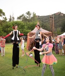 Circus Entertainment at Wedding
Photography: Lucy Munoz Photography
Read More:
http://www.insideweddings.com/weddings/cj-perry-and-miroslav-barnyashev/961/ Tents and stilt walker juggler at wedding reception Malibu CJ Lana Perry's circus theme wedding