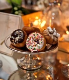 Donut Wedding Treats
Photography: John Solano Photography %26 Nadine Froger Photography
Read More:
http://www.insideweddings.com/weddings/opulent-gold-wedding-in-beverly-hills-california/456/ Sweets table with multiple doughnut flavors