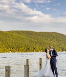 Newlyweds Kissing on Dock
Photography: Amy Anaiz Photography
Read More:
http://www.insideweddings.com/weddings/lakeside-wedding-with-blue-details-in-upstate-new-york/1140/ bride in custom hayley paige wedding dress, groom in navy tuxedo, newlyweds kiss on lake dock