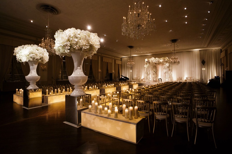 Romantic Ceremony with Candlelight
Photography: Bob %26 Dawn Davis Photography
Read More:
http://www.insideweddings.com/weddings/modern-glamorous-jewish-wedding-with-unique-decor-in-chicago/1154/ Wedding ceremony ballroom chicago warm wedding candlelight candles boxes custom decor
