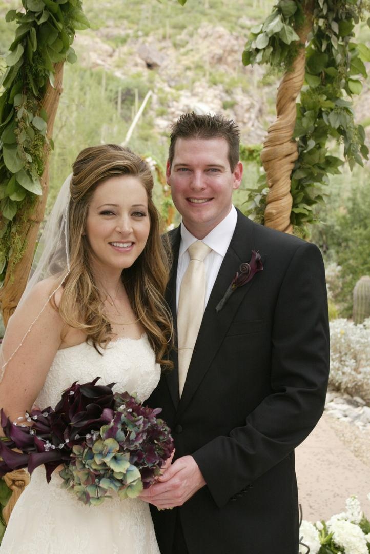 Calla Lily Boutonniere
Photography: Lyn Sims Photographer
Read More:
http://www.insideweddings.com/weddings/glamorous-fall-wedding-with-garden-touches-in-tucson-arizona/258/ Bride and groom in Tucson, Arizona
