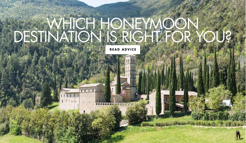 Not every location is right for every couple.
Article: How to Pick the Right Honeymoon Destination
Photography: Justin %26 Mary Marantz
Read More:
http://www.insideweddings.com/news/travel-honeymoon/how-to-pick-the-right-honeymoon-destination/4826/ which honeymoon destination is right for you honeymoon vacation location ideas