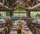 Colorful Rustic Wedding Reception