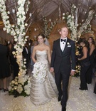 Bride and Groom
Photography: Simone %26 Martin Photography
Read More:
http://www.insideweddings.com/weddings/soft-romantic-fall-winery-wedding-in-santa-barbara-california/344/ Bride in a champagne Vera Wang gown and groom in a black tuxedo and bow tie