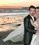 Santa Barbara Bride and Groom
Photography: Handeland Tesoro Photography
Read More:
http://www.insideweddings.com/weddings/old-world-inspired-wedding-in-california/163/ Bride in Baroque dress and groom on beach