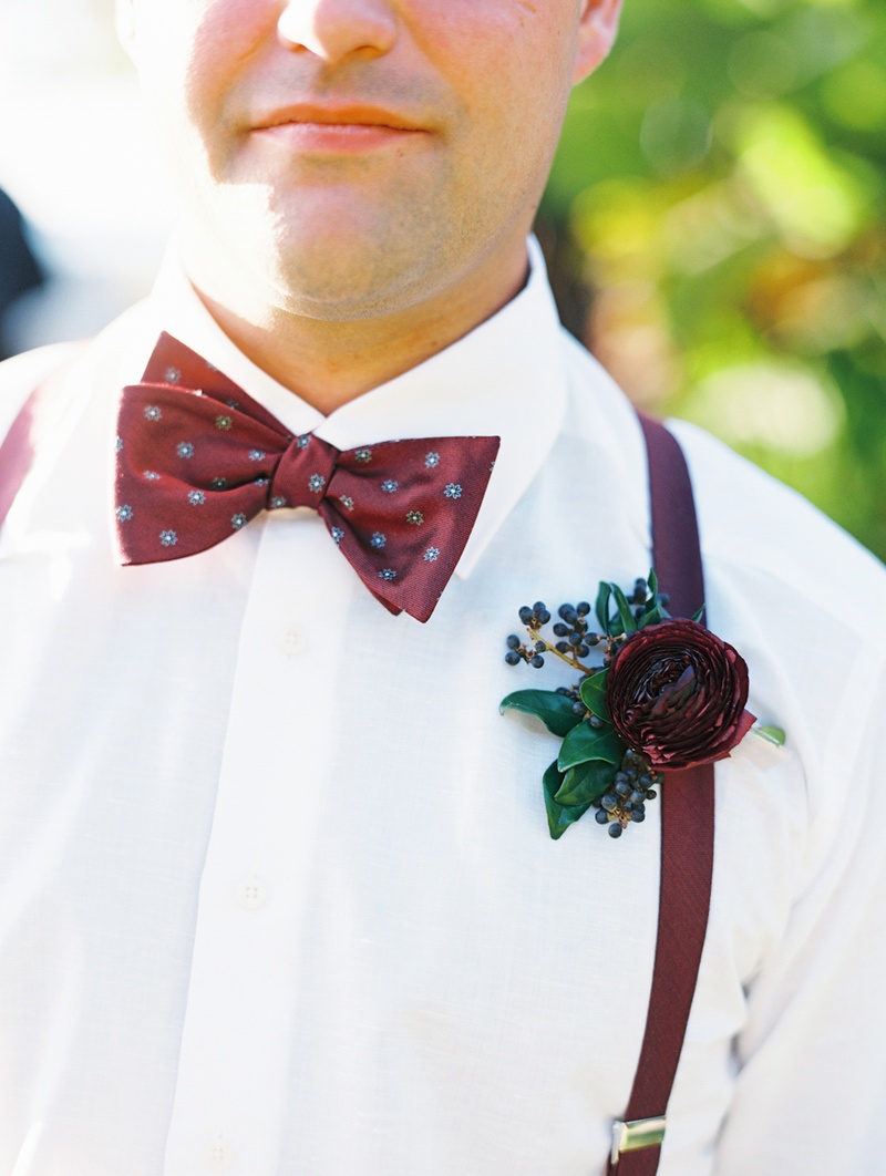 Boutonnieres Photos Burgundy Groomsmen Accessories Inside Weddings
