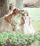 Angelic Flower Girls
Photography: Jana Williams Photography
Read More:
http://www.insideweddings.com/weddings/ivory-gold-blush-lakefront-new-hampshire-wedding/412/ Keri Lynn Pratt kisses flower girls' nose in forest