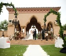Morrocan-Inspired Ceremony Structure