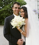 Romantic Wedding Couple
Photography: MBV Photography
Read More:
http://www.insideweddings.com/weddings/elegant-all-white-affair-at-rosecliff-mansion-in-rhode-island/288/ Bride and groom headshot with bouquet