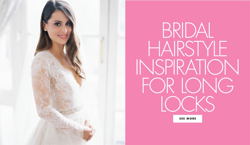Long Hair Worn Down
Article: 15 Reasons to Wear Your Hair Down at the Wedding
Photography: Brandon Chesbro
Read More:
http://www.insideweddings.com/news/beauty/15-reasons-to-wear-your-hair-down-at-the-wedding/4662/ Be inspired by 15 real brides who chose to wear their beautiful long hair down for the ceremony!