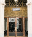 Ace Hotel Entrance
Photography: Valorie Darling Photography
Read More:
http://www.insideweddings.com/weddings/real-wedding-with-rustic-organic-ambience-in-downtown-los-angeles/1094/ Vintage hotel entryway with neon sign