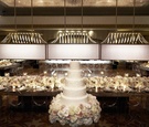 White Cake In Front of Head Table