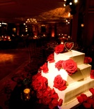 Red and White Wedding Cake
Photography: Yvette Roman Photography
Read More:
http://www.insideweddings.com/weddings/sherry-jackson-gordy-and-ck-johnson/294/ Square cake with crystal heart cake topper