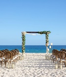 Cane Chairs at Beach Wedding Ceremony
Photography: Collin Pierson Photography
Read More:
http://www.insideweddings.com/weddings/beach-wedding-ceremony-romantic-reception-inspiration-in-cabo/1304/ wedding ceremony on sand beach modern arch greenery pink flower gold lantern cane round chair back