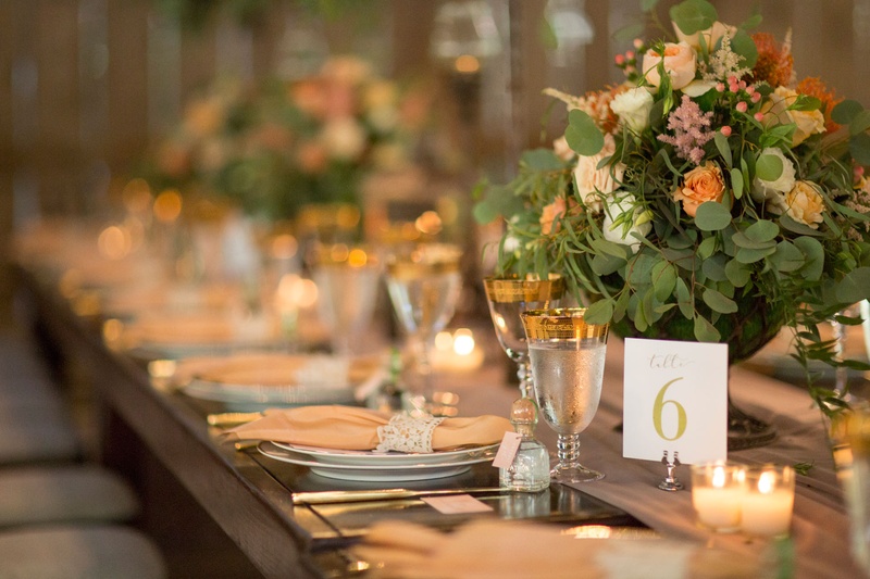 Reception D 233 Cor Photos Long Wood Table With Low Rustic