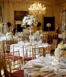 Romantic Ballroom Wedding
Photography: MBV Photography
Read More:
http://www.insideweddings.com/weddings/elegant-all-white-affair-at-rosecliff-mansion-in-rhode-island/288/ Wedding reception in chandelier ballroom
