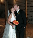 Fall Wedding Couple
Photography: Artisan Events
Read More:
http://www.insideweddings.com/weddings/refined-casual-wedding-at-a-private-residence-in-illinois/206/ Bride kisses groom's cheek at barn wedding