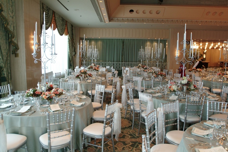 Reception Decor Photos Classic Silver Metallic Wedding Decor