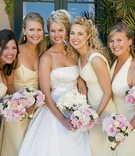 The Bride and Her Bridesmaids
Photography: Melissa Musgrove Photography
Read More:
http://www.insideweddings.com/weddings/isabelle-bridges-and-brandon-boesch/234/ Isabelle Bridges with yellow bridesmaid dresses