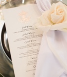 Rose Gold Monogram %26 Single Rose
Photography: Duke Photography
Read More:
http://www.insideweddings.com/weddings/luxurious-alfresco-ceremony-ballroom-reception-in-beverly-hills/1161/ wedding reception place setting menu card rose gold foil monogram napkin white ivory rose