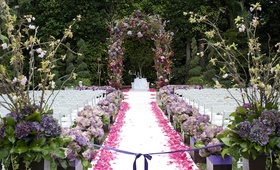 Romantic Garden Ceremony
Photography: Jasmine Star Photography
Read More:
http://www.insideweddings.com/weddings/romantic-garden-wedding-in-beverly-hills-california/450/ Floral-embellished arch and petal-lined aisle