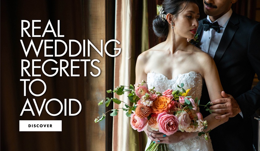 Wedding Regrets to Avoid
Article: Don't Have the Same Wedding Regrets as These Real Brides
Photography: Collin Pierson Photography
Read More:
http://www.insideweddings.com/news/planning-design/dont-have-the-same-wedding-regrets-as-these-real-brides/4902/ real wedding regrets to avoid wedding planning things couples would have done differently