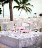 Oceanfront Reception Décor
Photography: Kevin Weinstein Photography
Read More:
http://www.insideweddings.com/weddings/courtney-mazza-and-mario-lopez/440/ Courtney Mazza and Mario Lopez wedding dinner