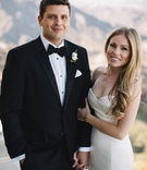 Holding Hands After "First Look"
Photography: Hugh Forte
Read More:
http://www.insideweddings.com/weddings/gorgeous-alfresco-wedding-with-stunning-mountain-views-in-malibu/966/ bride in strapless romona keveza wedding dress with sweetheart neckline, groom in hugo boss tuxedo