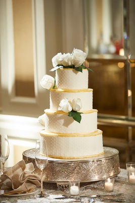 elegant wedding with ivory