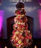 Six Layer Floral Wedding Cake
Photography: Ira Lippke Studios
Read More:
http://www.insideweddings.com/weddings/gemstone-colored-affair-in-southern-california/266/ Hand painted flower wedding cake