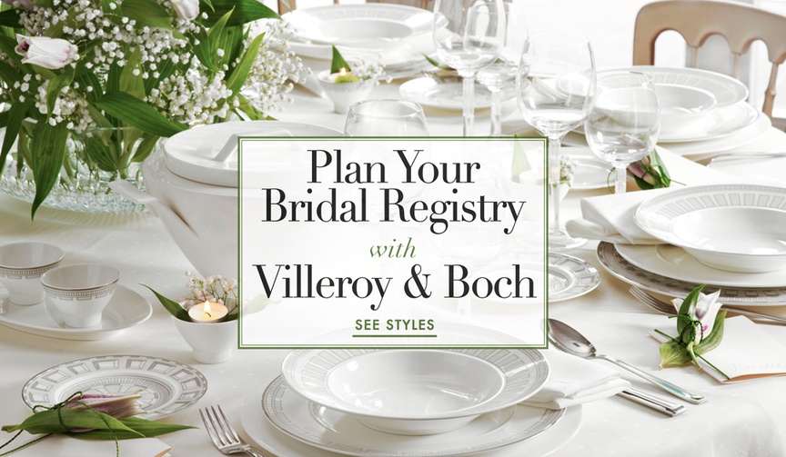 Villeroy %26 Boch Bridal Registry
Article: Put Together a Beautiful Registry List with Villeroy %26 Boch
Photography: Courtesy of Villeroy %26 Boch
Read More:
http://www.insideweddings.com/news/wedding-registry/put-together-a-beautiful-registry-list-with-villeroy-boch/2862/ Wedding registry tips and advice from Villeroy & Boch