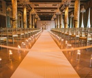 Candlelit Aisle for Chicago Ceremony