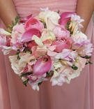 Pink and White Bouquet
Photography: John Derryberry Photography
Read More:
http://www.insideweddings.com/weddings/glamorous-pink-ballroom-wedding-in-austin-texas/214/ bridesmaid in pink dress holds pink and white flowers