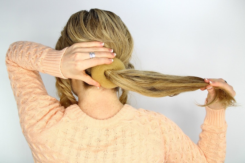 Beauty Photos Fishtail Wrapped Bun Step 7 Inside Weddings