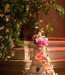 White Cake with Fresh Flowers %26 Greenery
Photography: Maya Myers Photography
Read More:
http://www.insideweddings.com/weddings/whimsical-wedding-with-colorful-flowers-in-brooklyn-new-york/1131/ Smooth white wedding cake fondant five layer with pink peony rose green leaves