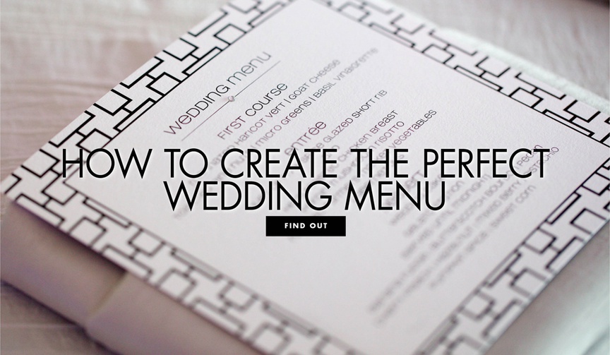 4 Must-Have Rules for Your Wedding Menu
Article: 4 Must-Have Rules for Your Wedding Menu
Photography: Bob %26 Dawn Davis Photography
Read More:
http://www.insideweddings.com/news/planning-design/4-must-have-rules-for-your-wedding-menu/4695/ How to create the perfect wedding menu for your wedding reception