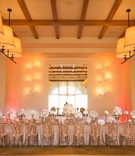 Blush Head Table
Photography: Studio EMP
Read More:
http://www.insideweddings.com/weddings/oceanfront-santa-barbara-wedding-with-romantic-color-palette/463/ Long rectangular reception table with pink and white flowers