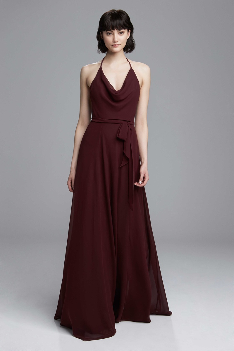 oxblood bridesmaid dresses