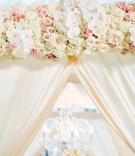 White, Pink %26 Ivory Flower Arch
Photography: Crystal Stokes Photography
Read More:
http://www.insideweddings.com/weddings/white-blush-inspirational-wedding-shoot-at-urban-rooftop-garden/714/ Wedding ceremony floral arch with white orchid, ivory hydrangea, and pink rose flowers and drapery