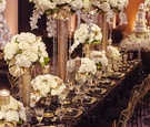 Lush Florals with Gold and Crystal Details