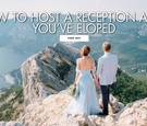 Post-Elopement Reception
Article: 5 Tips for Hosting a Reception After You've Eloped
Photography: Alexander and Marina Santi
Read More:
http://www.insideweddings.com/news/planning-design/5-tips-for-hosting-a-reception-after-youve-eloped/3954/ Discover five tips for hosting a reception after you've eloped.