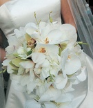 Orchid Bridal Bouquet
Photography: Joe Buissink Photography
Read More:
http://www.insideweddings.com/weddings/fall-greek-orthodox-wedding-ceremony-in-los-angeles-california/127/ Brides bouquet of white and green orchids